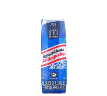 Aguardiente tapa azul litro